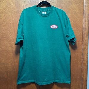 Vintage Authentic American Punk Clutch 1990s concert t-shirt. Green. Size XL.